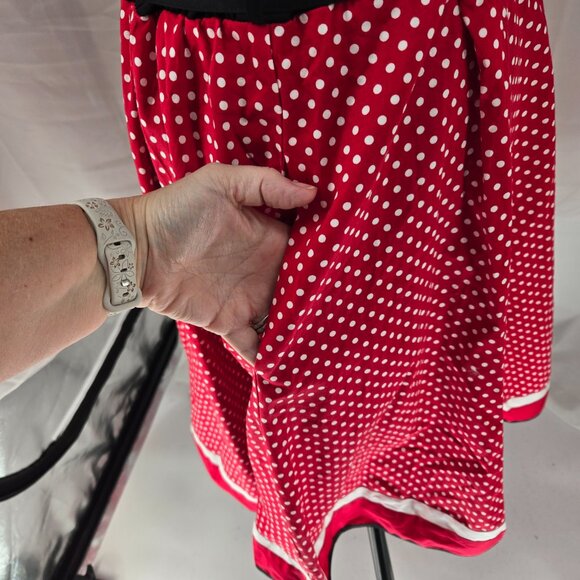 629-11 NEW Disney Dress Shop Minne Mouse off shoulder retro dress Size 2X NWT - Picture 8 of 15